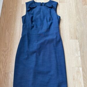 Ann Taylor Navy Midi Dress